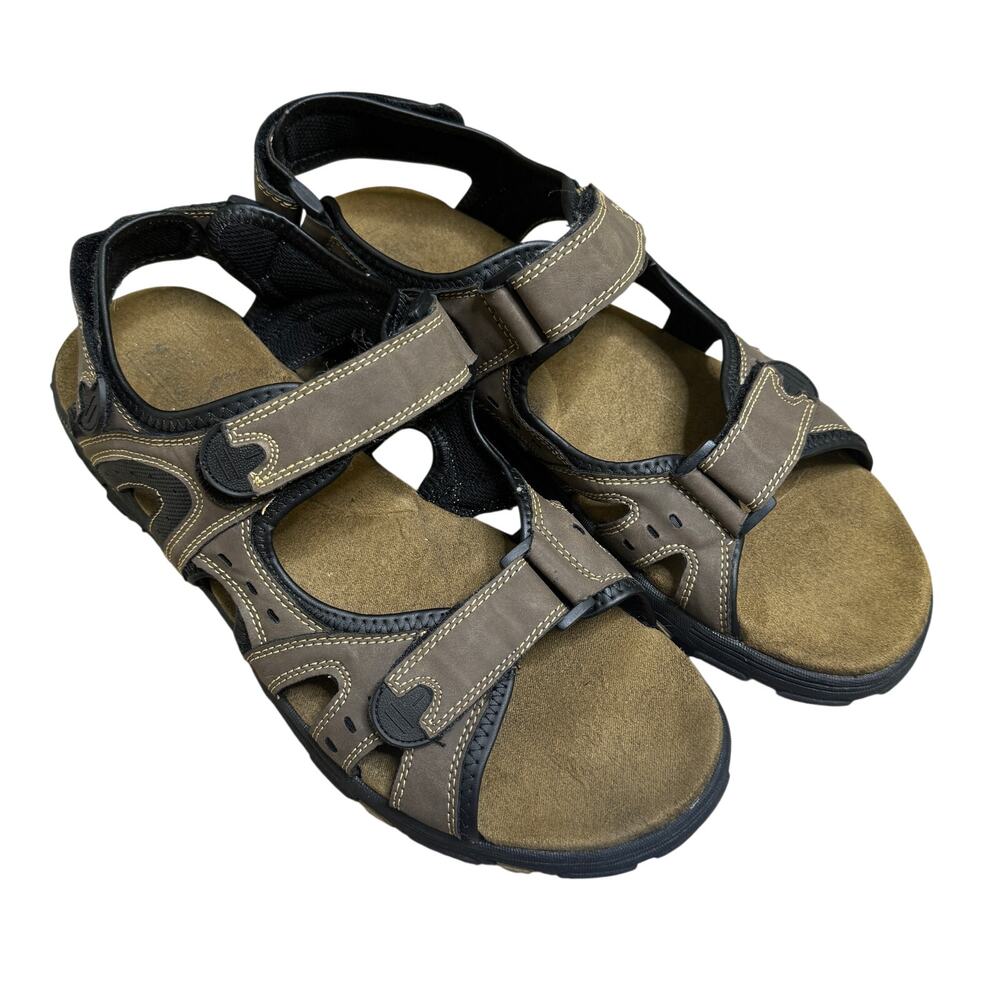 COLEMAN WAVERIDER BROWN HIKING FISHERMAN SPORT SANDALS 13 MEN OUTDOOR SHOES